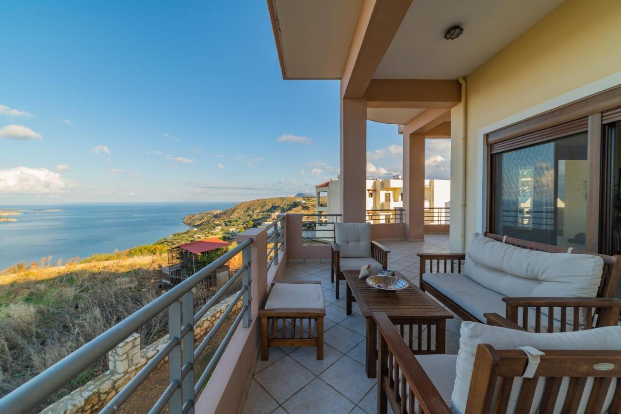 Deluxe Villa Kamba With Sea View Aptera Dış mekan fotoğraf
