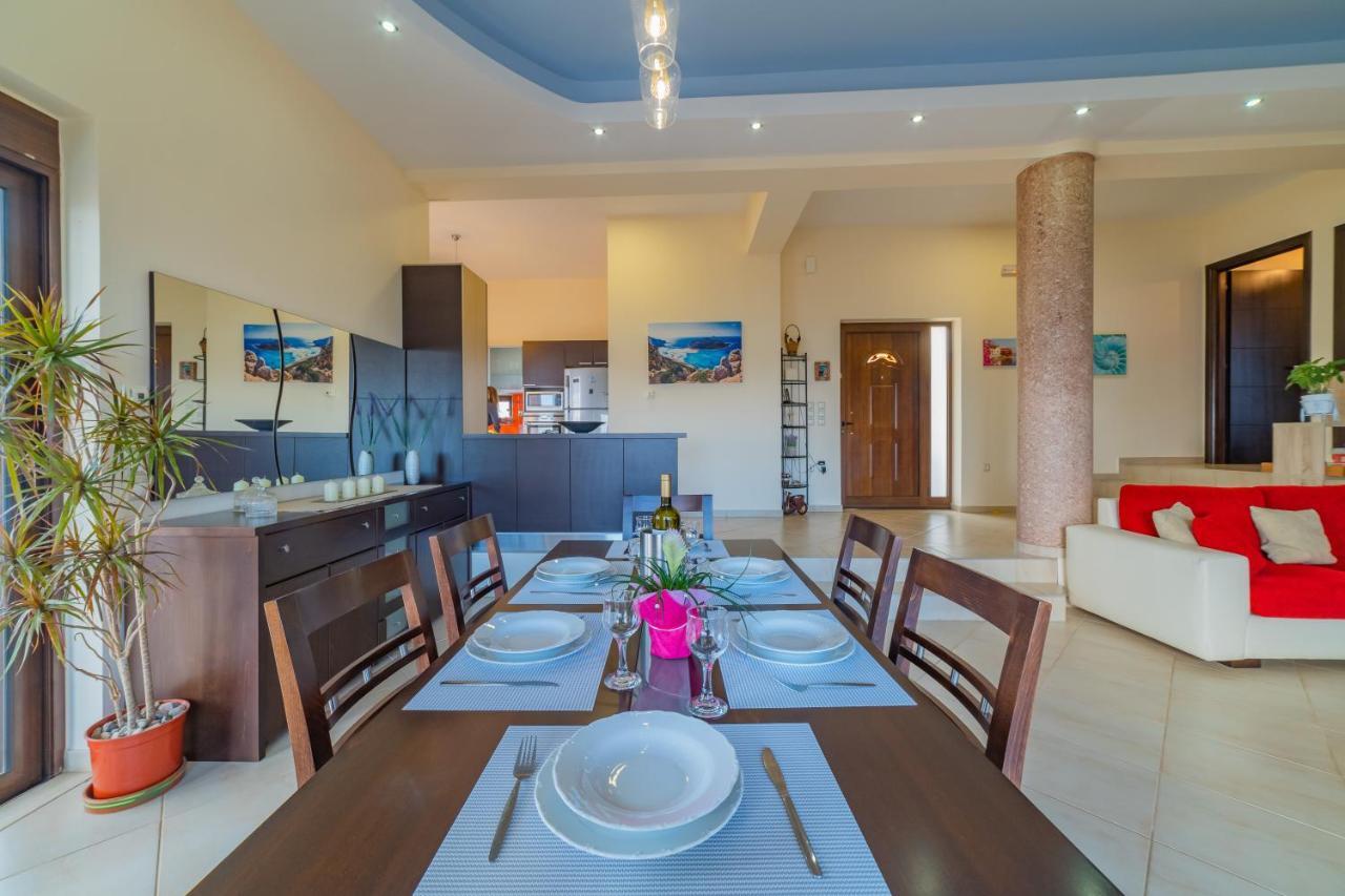 Deluxe Villa Kamba With Sea View Aptera Dış mekan fotoğraf